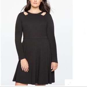 Eloquii Open Shoulder Knit Dress